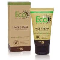 Eco Suncare Natural Sun Protection Face Cream SPF 15 - Натуральный солнцезащитный крем для лица, 50 мл - фото 1
