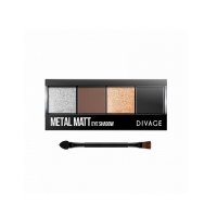 

Divage Palettes Eye Shadow Metal Matt - Палетка теней для век, тон 01, 8 гр