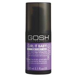 Фото Gosh Professional Hair Care Curl It baby! Defining Cream - Крем для укладки вьющихся волос, 150 мл