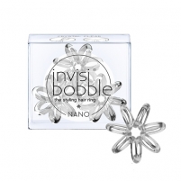 Фото Резинка для волос invisibobble NANO Crystal Clear (с подвесом) прозрачный