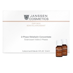 Фото Janssen Cosmetics Janssen Fair Skin 2-Phase Melafadin Concentrate - Комплекс двухфазный осветляющий, 7,5 мл