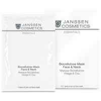 

Janssen Biocellulose Mask Face & Neck - Универсальная интенсивно увлажняющая лифтинг-маска для лица и шеи с голубикой, 1 шт