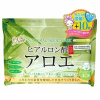 Japan Gals - Курс натуральных масок для лица с экстрактом алоэ 40 шт 2036₽