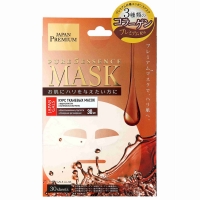 Japan Gals Premium - Маска для лица c тремя видами коллагена, 30 шт.