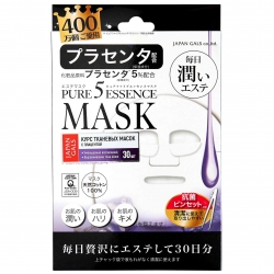 Фото Japan Gals Pure 5 Essential - Питательные маски для лица с плацентой, 30 шт.