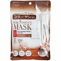 Фото Japan Gals Pure 5 Essential - Питательные маски для лица с коллагеном, 7 шт.