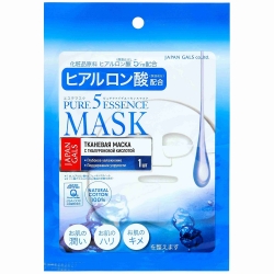 Фото Japan Gals Pure5 Essential - Маска с гиалуроновой кислотой, 1 шт.