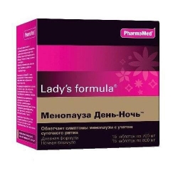 Фото Lady's Formula - "Менопауза День-Ночь" (дневная формула+ночная формула) таблетки №15+15