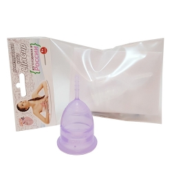 Фото LilaCup - Чаша менструальная Практик, сиреневая, размер S, 1 шт