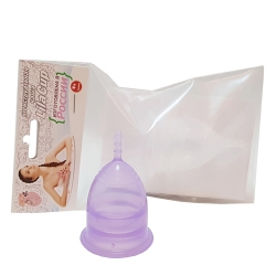 Фото LilaCup - Чаша менструальная Практик, сиреневая, размер L, 1 шт