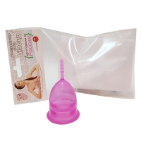 LilaCup - Чаша менструальная Практик, пурпурная, размер S, 1 шт