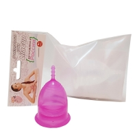 LilaCup - Чаша менструальная Практик, пурпурная, размер L, 1 шт