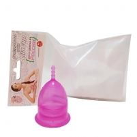 Фото LilaCup - Чаша менструальная Практик, пурпурная, размер L, 1 шт