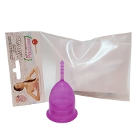 LilaCup - Чаша менструальная Практик, фиолетовая, размер S, 1 шт - фото 1