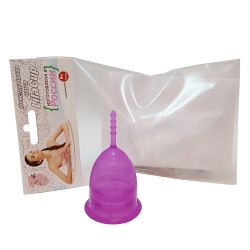 Фото LilaCup - Чаша менструальная Практик, фиолетовая, размер S, 1 шт