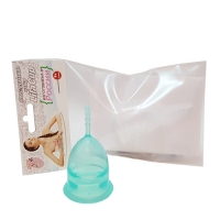 LilaCup - Чаша менструальная Практик, изумрудная, размер S, 1 шт