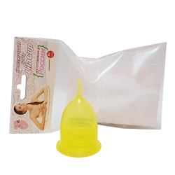 Фото LilaCup - Чаша менструальная Практик, желтая, размер L, 1 шт