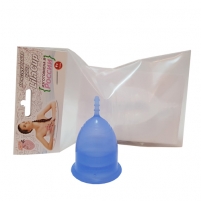 Фото LilaCup - Чаша менструальная Практик, синяя, размер L, 1 шт