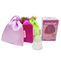 LilaCup - Чаша менструальная Атлас Премиум, прозрачная, размер S, 1 шт - фото 1