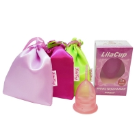 LilaCup - Чаша менструальная Атлас Премиум, красная, размер S, 1 шт - фото 1