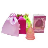 LilaCup - Чаша менструальная Атлас Премиум, красная, размер L, 1 шт