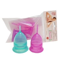 LilaCup - Набор менструальных чаш, размеры S и L, 2 шт