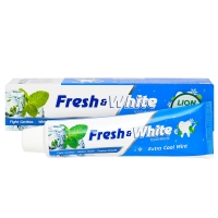 Lion Thailand - Зубная паста отбеливающая супер прохладная мята Fresh White 160 г 263₽