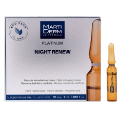 Фото Martiderm Platinum - Ампулы «Ночное восстановление», 10 х 2 мл