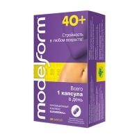 Modelform Модельформ 40+ - Капсулы для коррекции веса и фигуры 380 мг, №30