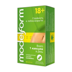 Фото Modelform "Модельформ 18+" - Капсулы для коррекции веса и фигуры 360 мг, №30