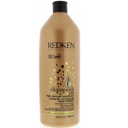 Фото Redken Diamond Oil HIGH SHINE Conditioner - Кондиционер для ломких и секущихся волос, 1000 мл.
