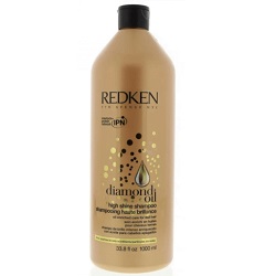 Фото Redken Diamond Oil HIGH SHINE Shampoo - Шампунь для поврежденных волос, 1000 мл.