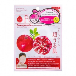 Фото Sun Smile Pure Smail Essence Mask Pomegranate - Маска для лица антивозрастная с экстрактом граната, 1 шт