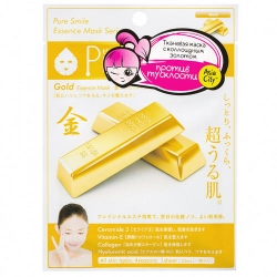 Фото Sun Smile Essence Mask Series Gold - Маска для лица антиоксидантная с коллоидным золотом, 1 шт