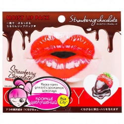 Фото Sun Smile Moist Lip Pack Strawberry Chocolate - Маска - патч для губ гидрогелевая Клубничный шоколад, 1 шт