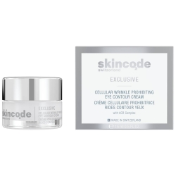Фото Skincode Exclusive Cellular Wrinkle Prohibiting Eye Contour Cream - Крем клеточный от морщин для век, 15 мл
