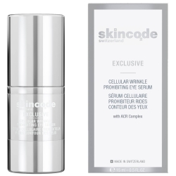 Фото Skincode Exclusive Cellular Wrinkle Prohibiting Eye Serum - Сыворотка для контура глаз клеточная омолаживающая, 15 мл