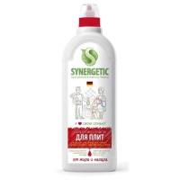 Synergetic - Средство для кухонных плит, 1000 мл секреты чистоты средство для очистки грилей духовых шкафов 450