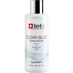 Фото Tete Cosmeceutical Clear Blue Toner-Lotion With Hyaluronic Acid - Тоник-лосьон с гиалуроновой кислотой, 200 мл