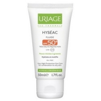Uriage Hyseac fluid - Эмульсия солнцезащитная SPF50, 50 мл эмульсия высокой степени защиты spf50 expert lab daily hi defense spf50