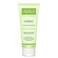 Uriage Hyseac Exfoliating mask - Маска мягкая отшелушивающая, 100 мл натуральный пилинг гель для деликатной кожи scalex natural exfoliating gel barbados al073 40 мл