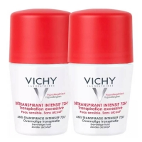 Vichy Deodorant - Дезодорант-шарик Анти-стресс 72 часа против пота 2х50 мл 2868₽