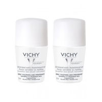 

Vichy Deodorant - Дезодорант-шарик 48ч для чувствительной кожи, 2х50 мл