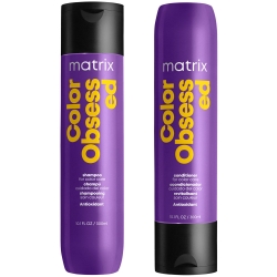 Фото Matrix - Комплект Color Obsessed (Шампунь для окрашенных волос, 300 мл + Кондиционер для окрашенных волос, 300 мл)