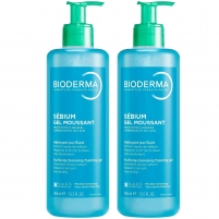 Фото Очищающий гель для комбинированной, жирной и проблемной кожи лица и тела, 2 х 400 мл