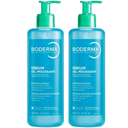 Фото Очищающий гель для комбинированной, жирной и проблемной кожи лица и тела, 2 х 400 мл