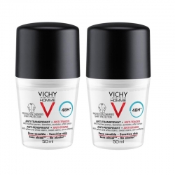 Фото Vichy - Комплект: Минеральный дезодорант против белых и желтых пятен 48 часов свежести,2 шт. по 50 мл, 1 шт