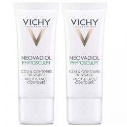 Фото Vichy - Комплект: Неовадиол Phytosculpt Крем для зоны шеи, декольте и овала лица, 2 шт. по 50 мл, 1 шт