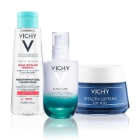 Vichy - Набор: SLOW AGE очищение для нормальной и комбинированной кожи с первыми признаками старения, 1 шт