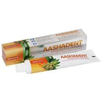 Aasha Herbals Aashadent - Зубная паста, кардамон-имбирь, 100 мл - фото 1